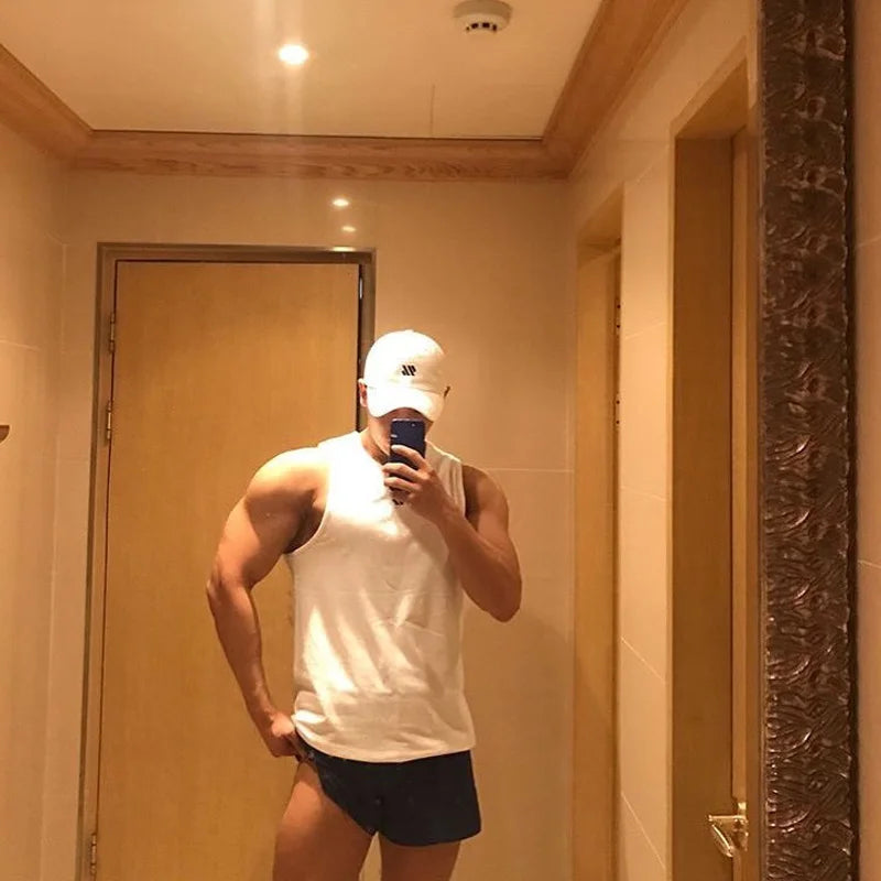 كمال الاجسام  Mouwloos قميص الجري Kleding سترينجر القميص زومر Toevallige سترة