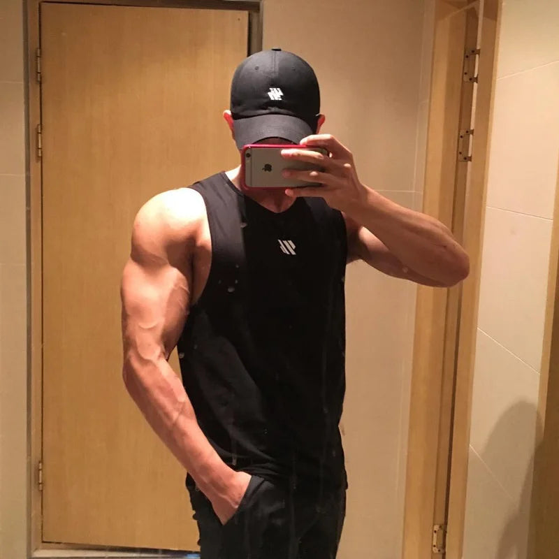 كمال الاجسام  Mouwloos قميص الجري Kleding سترينجر القميص زومر Toevallige سترة